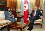 Tunis : Bouchammaoui plaide auprès de BCE pour un climat propice à l'investissement et à l'emploi