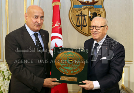 Le directeur général de l'ISESCO reçu au palais de Carthage