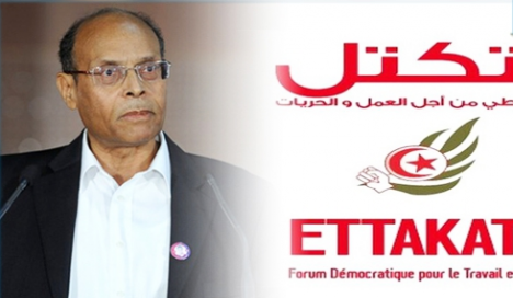 Tunisie- Ettakatol part en croisade pour Moncef Marzouki