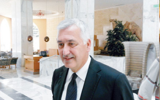«Les Français envisagent de revenir en grand nombre » Rencontre avec: Pierre Christophe Baguet, maire de Boulogne-Billancourt, en visite à Sousse