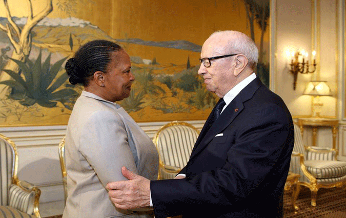 Christiane Taubira s'entretient avec le président de la République et le chef du gouvernement
