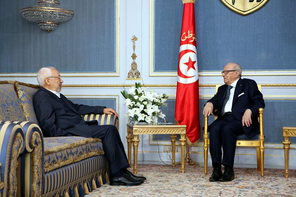 Tunisie , Présidence de la République : Béji Caïd Essebsi Rached Ghannouchi : Le tête à tête des grandes décisions !