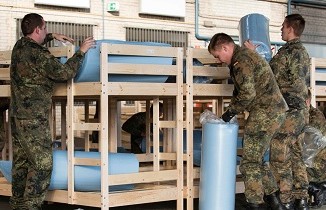 ' Plus de 6.000 soldats allemands mobilisés à l'accueil des demandeurs d'asile