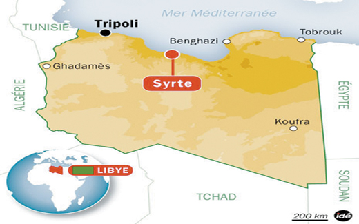 La Tunisie dans l''il du cyclone Syrte capitale régionale de l'EI