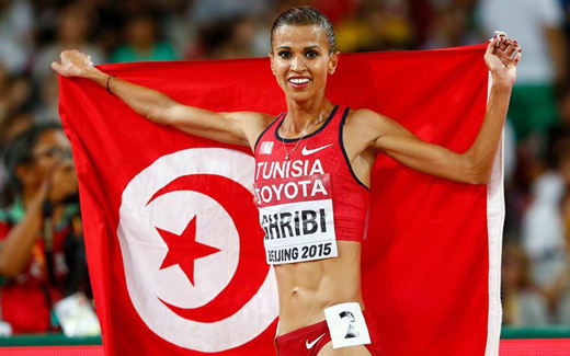 Une image brouillée Sport individuel ' Le modèle tunisien en question