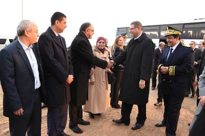 Tunisie- Habib Essid en visite à Kairouan