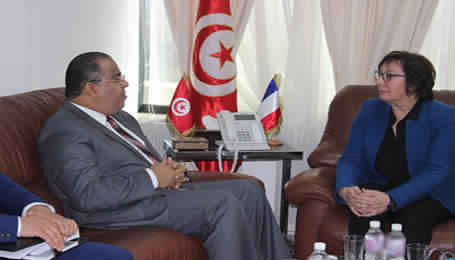 Tunisie, Politique : Martine Pinville, membre du gouvernement Valls : La France déterminée à soutenir la Tunisie