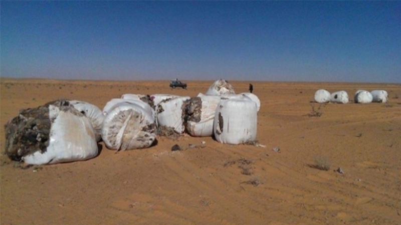 Déchets abandonnés dans le Sahara de Tataouine suscitent des interrogations