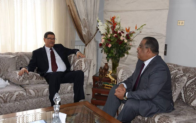 Mohsen Hassen chez Habib Essid, présente le programme de travail de son département