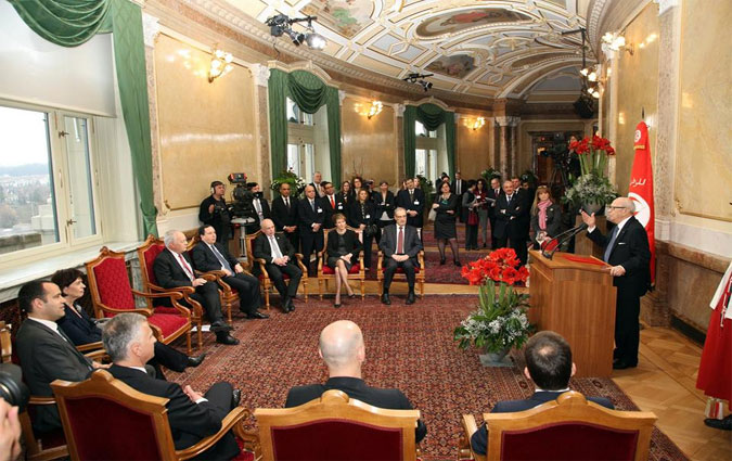 En Suisse, Béji Caïd Essebsi confond Schengen et Union européenne
