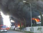Tunisie- Sousse: Gigantesque incendie dans une usine d'emballage