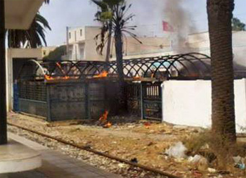 Tunisie : Incendie à la gare de Hammam Lif