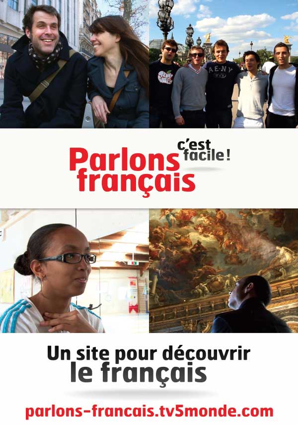 «Parlons français, c'est facile!» la version arabe du site de TV5MONDE pour apprendre le français