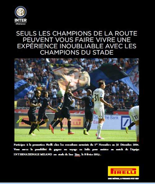 Partez en Italie voir un match du FC Milan avec Jomaa SA et PIRELLI