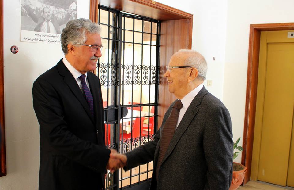 Tunisie : quid de la rencontre entre Essebsi et Hamma Hammami (Photos)