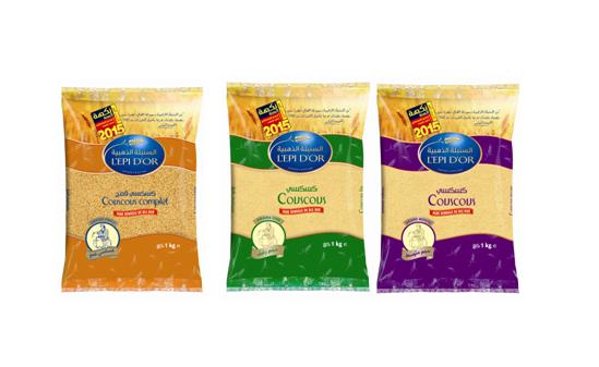 La Gamme du Couscous de L'EPI D'OR approuvé Saveur de l'Année 2015