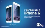 Iphone6 avec la meilleure couverture réseau chez Tunisie Telecom