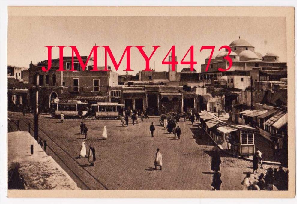 CPA - TUNIS Tunisie - Bab Souïka bien animé - Edit. COMBIER Macon