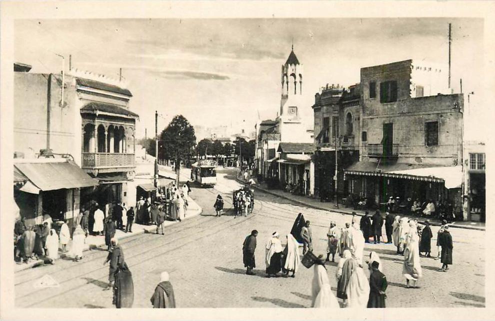TUNISIE tunis place bab souïka 2 scans