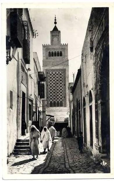 TUNISIE TUNIS RUE SIDI BEN AROUS