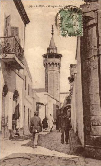 TUNIS - Le Minaret de la Mosquée Sidi Ben Arous. - (1921)