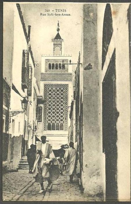 CPA - TUNISIE - TUNIS - RUE SIDI - BEN - AROUS - CPA