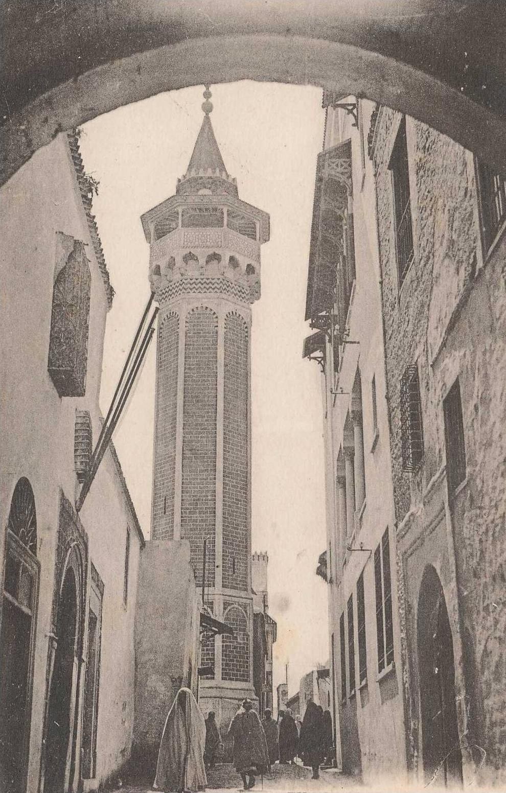 TUNIS cpa animée Mosqué Sidi Ben Arous 556