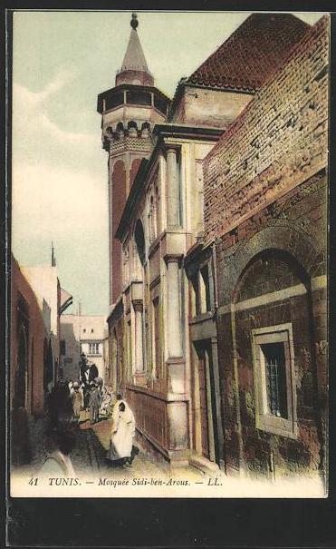 CPA Tunis, Mosquee Sidi-Ben-Arous, Moschee