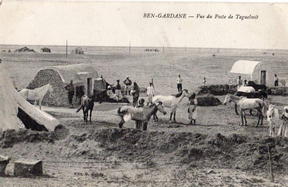 BEN-GARDANE VUE DU POSTE DE TAGUELMIT