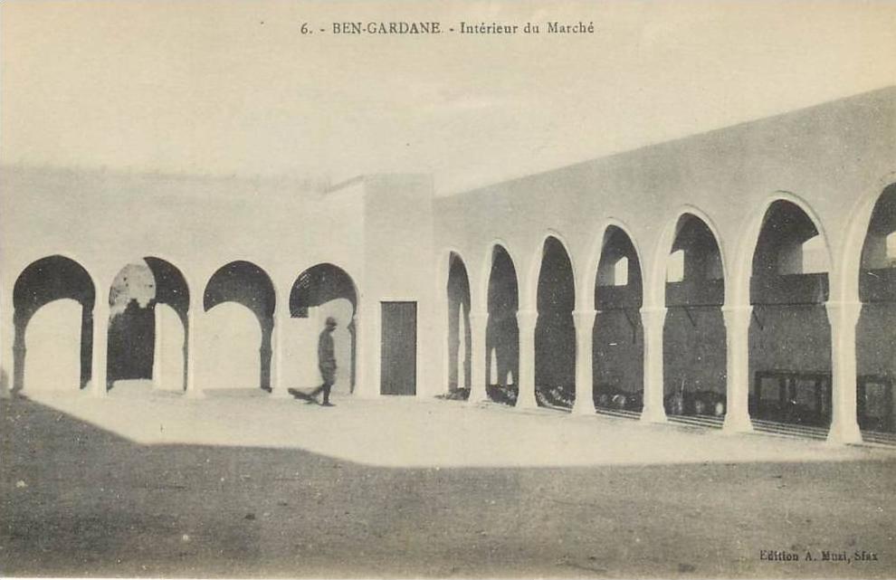 TUNISIE - BEN-GARDANE - INTERIEUR DU MARCHE