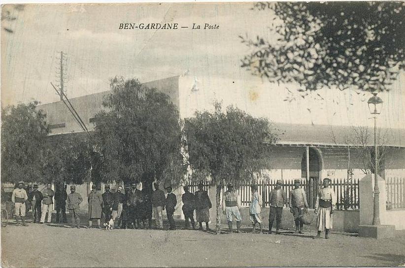 Ben Gardane La Poste 1er Zouaves Cachet Reg. Marche Guerre1914 vers Kheriddine Goulette
