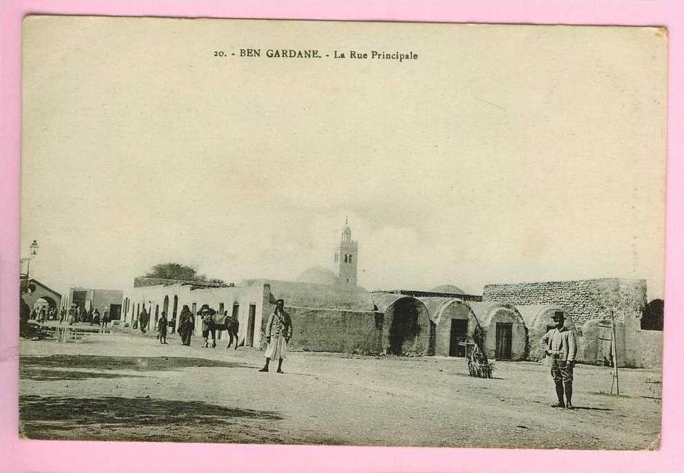 TUNISIE Ben gardane rue principale