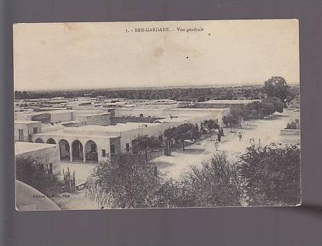 cpa, Ben Gardane , vue générale , voyagé
