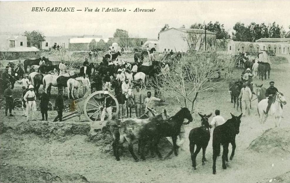 Tunisie - Ben-Gardane - Vue de l´Artillerie - Abreuvoir