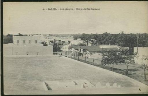 TUNISIE ZARZIS / Vue générale - Route de ben-gardane /
