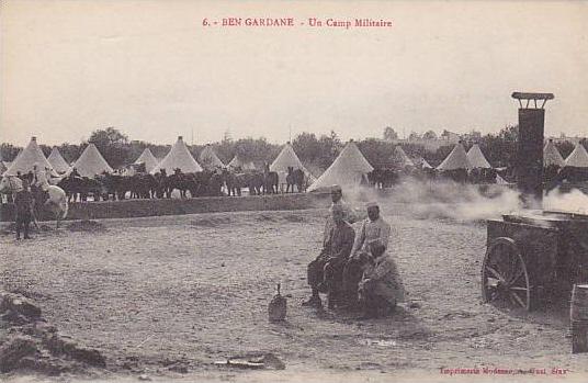 TUNISIE.BEN GARDANE.UN CAMP MILITAIRE