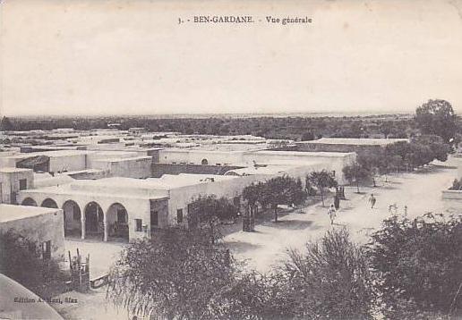 TUNISIE.BEN GARDANE.VUE GENERALE