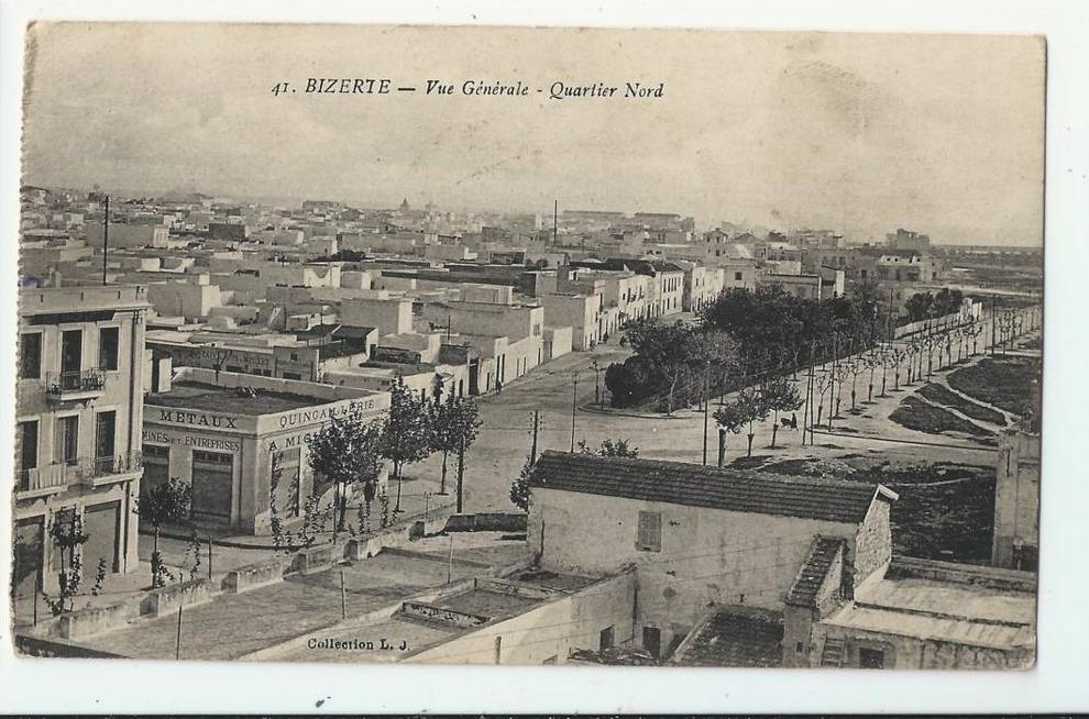 TUNISIE - BIZERTE - LE QUARTIER NORD - COMMERCES - QUINCAILLERIE - 19167