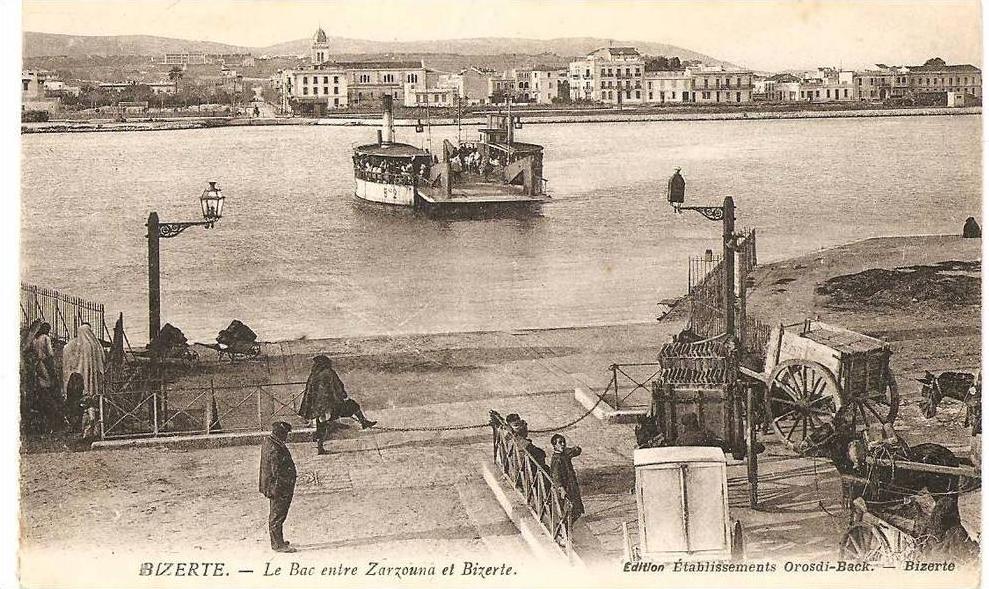 PM - Afrique du Nord - TUNISIE - BIZERTE - le Bac entre Zarzouna et Bizerte