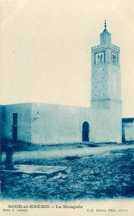 CPA Bou Salem-Souk El Khémis-La mosquée AM