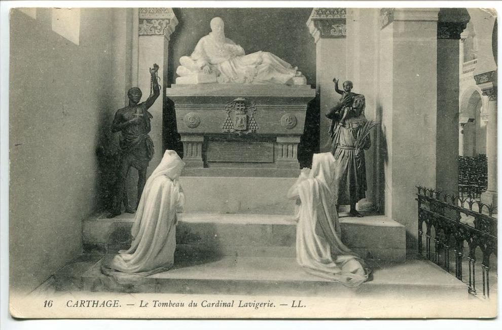 TUNISIE - CARTHAGE Le Tombeau du Cardinal Lavigerie - Carte à dos vert non écrite