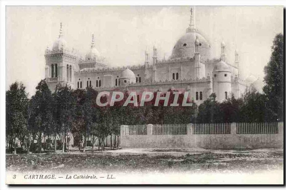 Tunisie Carthage CPA La cathedrale