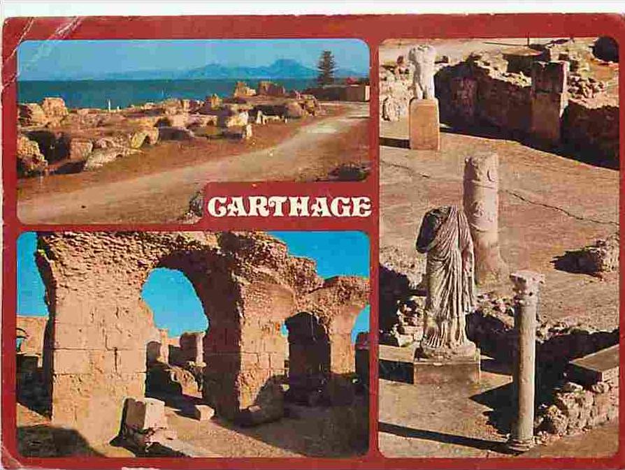 Tunisie - Carthage - Multivues - Voir Scans Recto-Verso