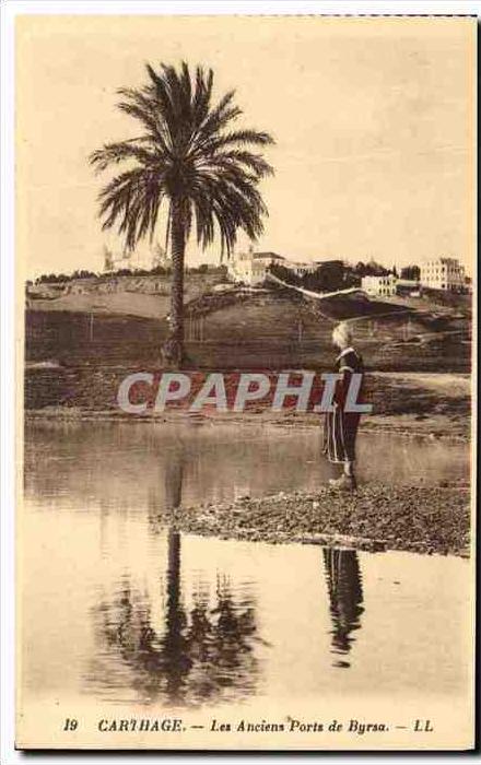 CPA Carthage Les Anciens Ports de Byrsa