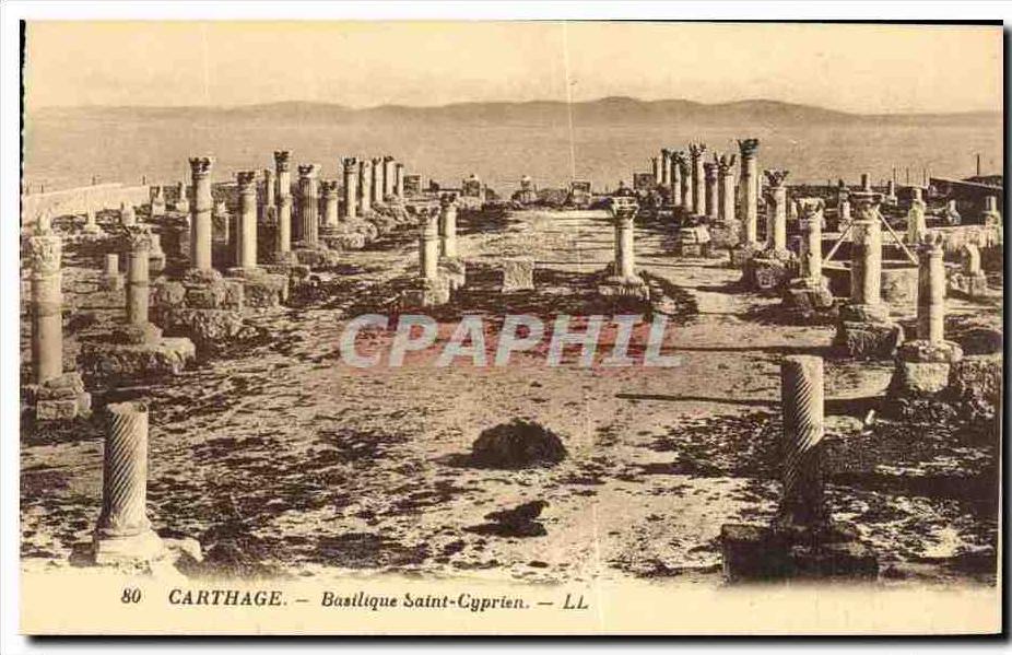 CPA Carthage Basilique Saint Cyprien