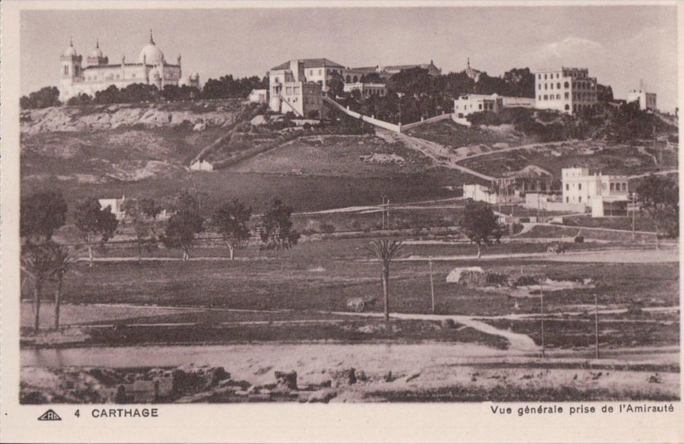 cpa Carthage vue générale prise de l'amirauté 4