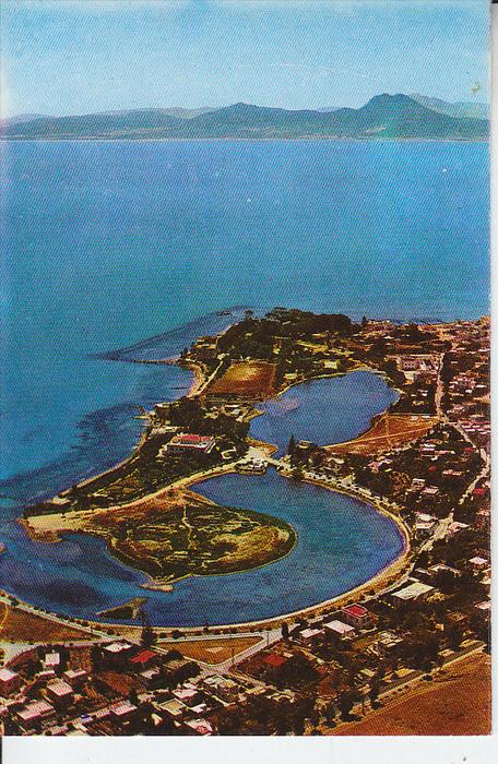 TUNISIE - cpsm CARTHAGE - vue aérienne - les ports puniques - kahia à tunis - d21 399