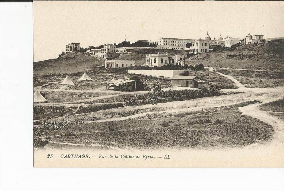 25 - CARTHAGE - vue de la colline de byrsa