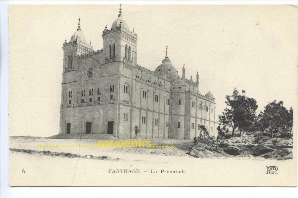 CPA TUNISIE CARTHAGE la Primatiale -