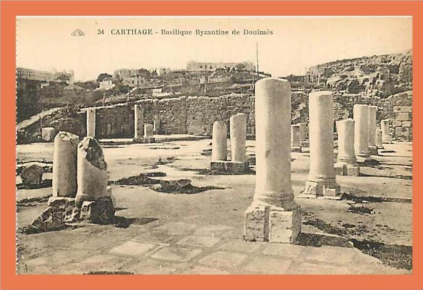 Tunisie CARTHAGE Basilique Byzantine de Douimes // CPA